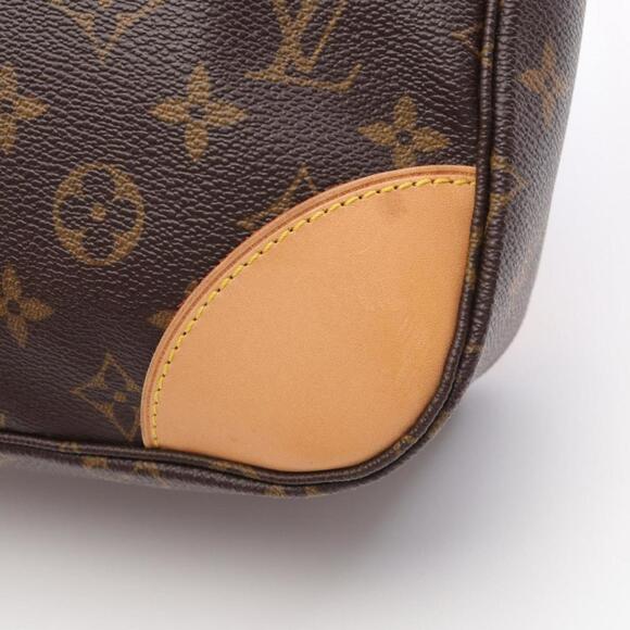 LOUIS VUITTON Brown Monogram Leather Boulogne PM Shoulder Bag - Picture 8 of 10
